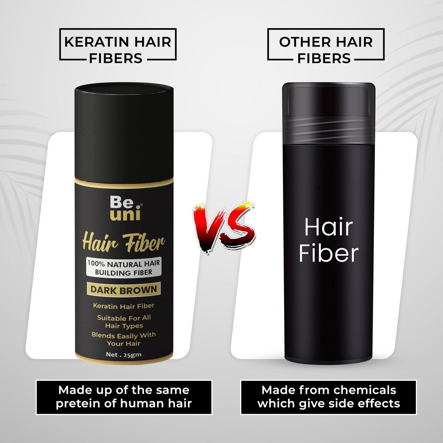 Beuni Hair Fibers for Women & Men (Dark Brown - 25Gm)