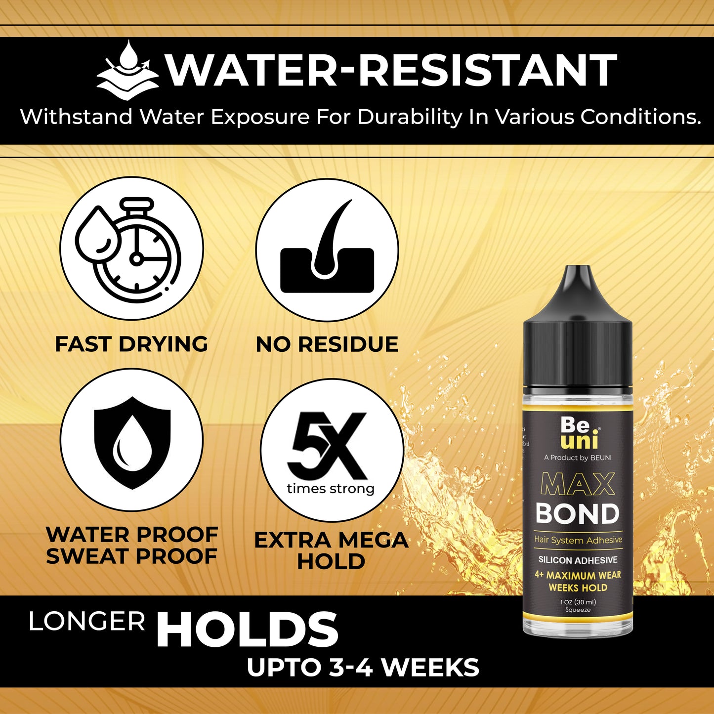 Premium Max Bond Hair Wig Adhesive (30Ml)