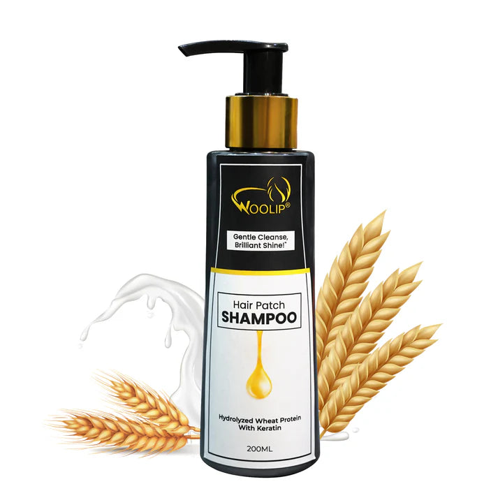 Hair Patch Care Kit Shampoo Conditioner And Serum Combo Set 200ml 100ml 60ml