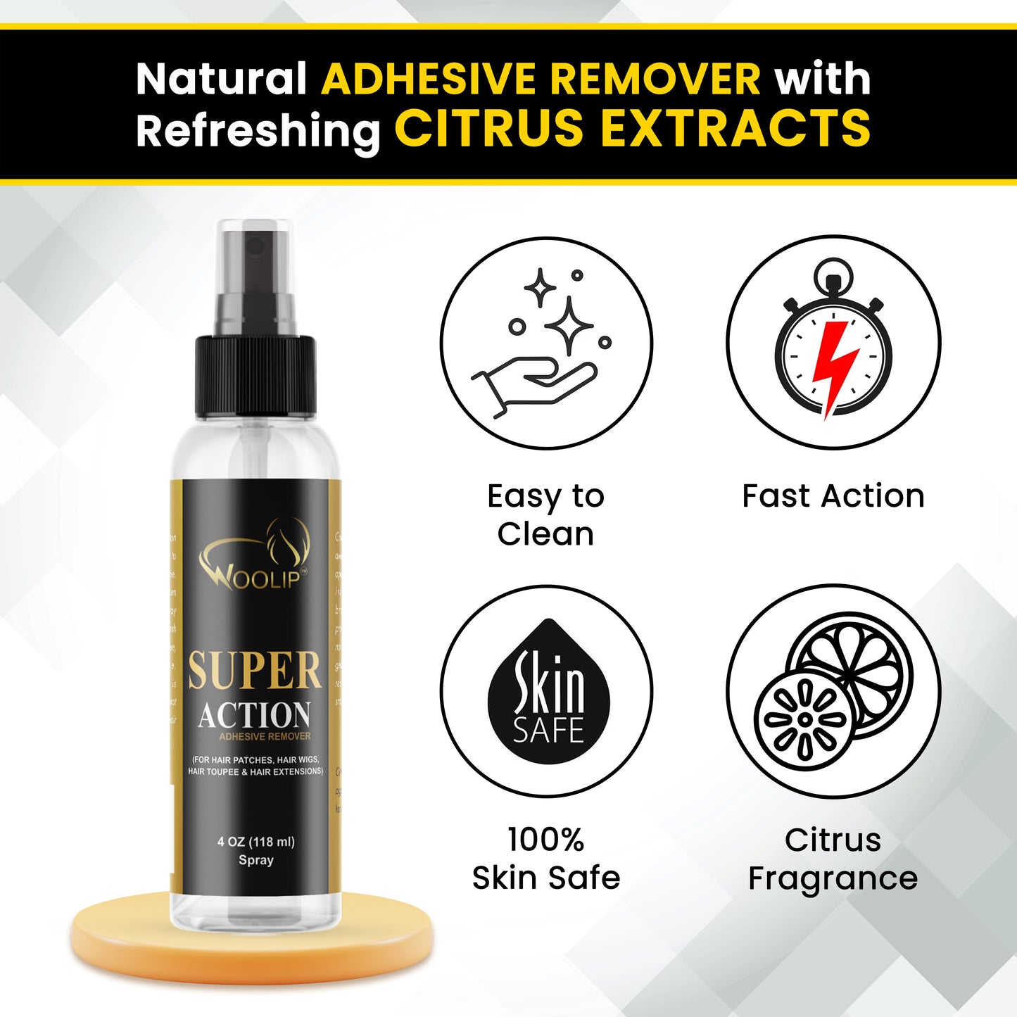 Woolip Super Action Adhesive Remover (118ml)