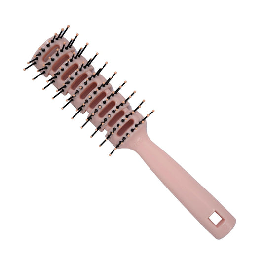 (Vent Peach) Beuni Professional Perfect Hair Brush for Men, Women and Kids, Detangler for All Hair Types with Soft Bristles