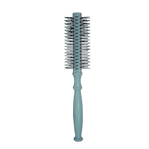 (Sleek Roller Cyan) Beuni Professional Perfect Hair Brush for Men, Women and Kids, Detangler for All Hair Types with Soft Bristles