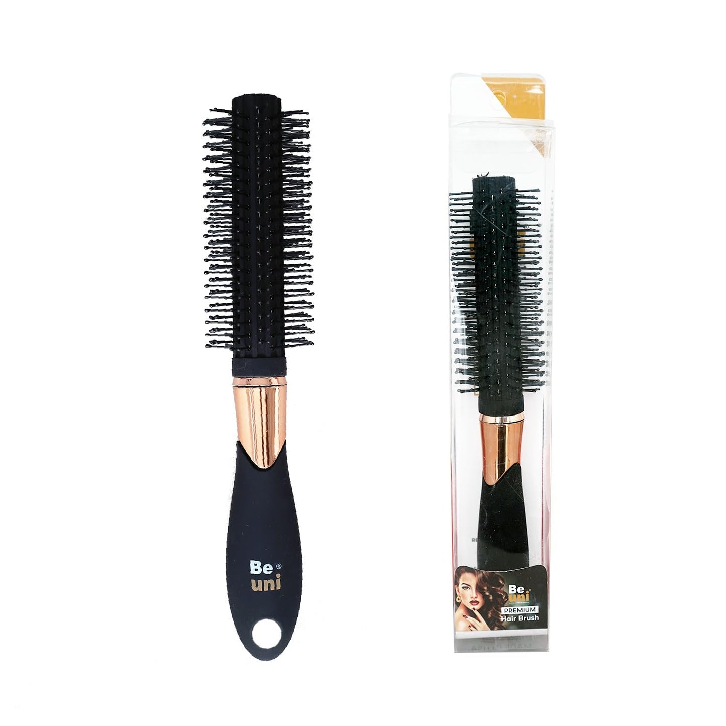 (Roller Brush) Beuni Professional Perfect Hair Brush for Men, Women and Kids, Detangler for All Hair Types with Soft Bristles