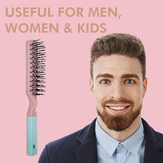 (Vent Multicolor) Beuni Professional Perfect Hair Brush for Men, Women and Kids, Detangler for All Hair Types