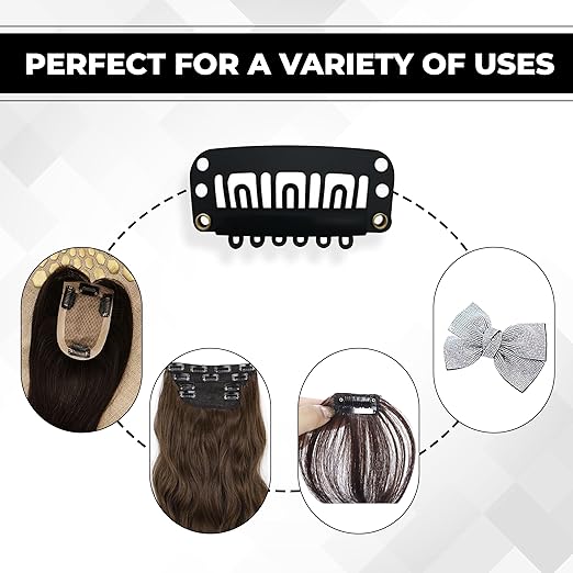 Beuni Hair Extension Hair Patch Clips for Men & Women