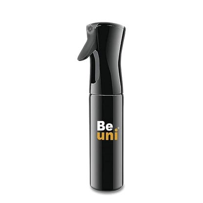 Beuni Continuous Spray Bottle (10.1oz/300ml) For Hairstyling, Cleaning, Salons, Plants & More (Black)