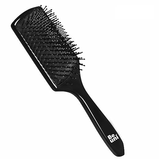 Beuni Premium Paddle Hair Brush for Men & Women | Comb Brush Black (Pack of 1)