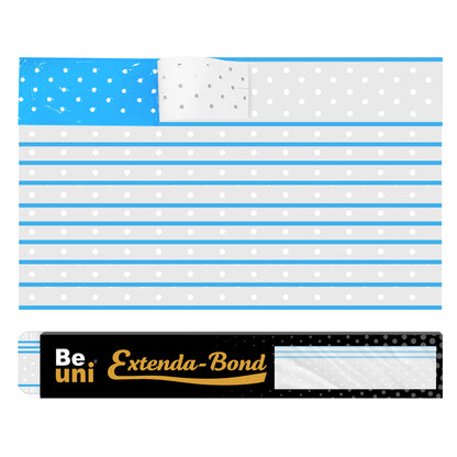 Woolip Extenda Bond Plus Bonding Strips With Holes Size - 1 1/2" X 12" (Blue - 10Pcs)