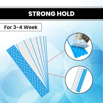 Woolip Extenda Bond Plus Bonding Strips With Holes Size - 1 1/2" X 12" (Blue - 10Pcs)