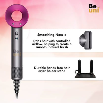 Beuni Supersonic Hair Dryer – Precision Styling with Japanese Motor Power & Sleek Magnetic Attachments