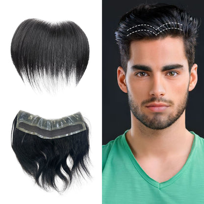 Beuni Front line double base Natural Look Customizable Natural Human Hair Patch