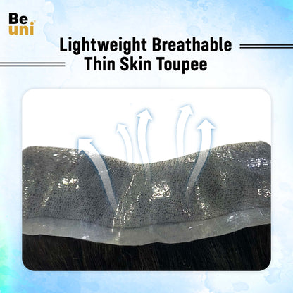 Beuni Frontal PU Skin Base Hair Patch for Invisible Frontline & Natural Coverage