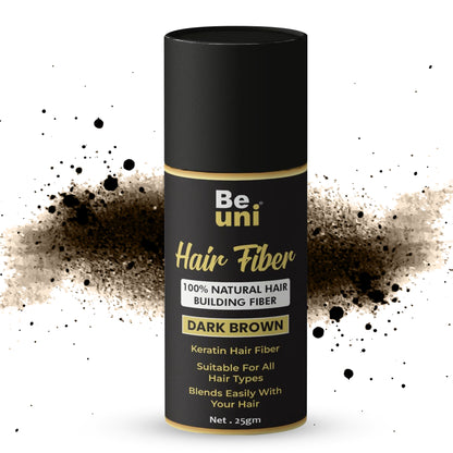 Beuni Hair Fibers for Women & Men (Dark Brown - 25Gm)