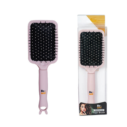 (Paddle Pink) Beuni Professional Perfect Hair Brush for Men, Women, and Kids, Detangler for All Hair Types Soft Bristles