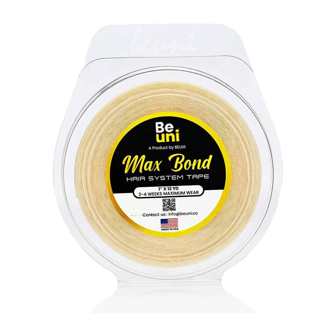 Premium Max Bond Double Sided Transparent Ultra Hold Tape (1″ x 12 YD ROLL)