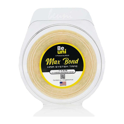 Premium Max Bond Double Sided Transparent Ultra Hold Tape for Wigs & Extensions (1″ x 36 YD)