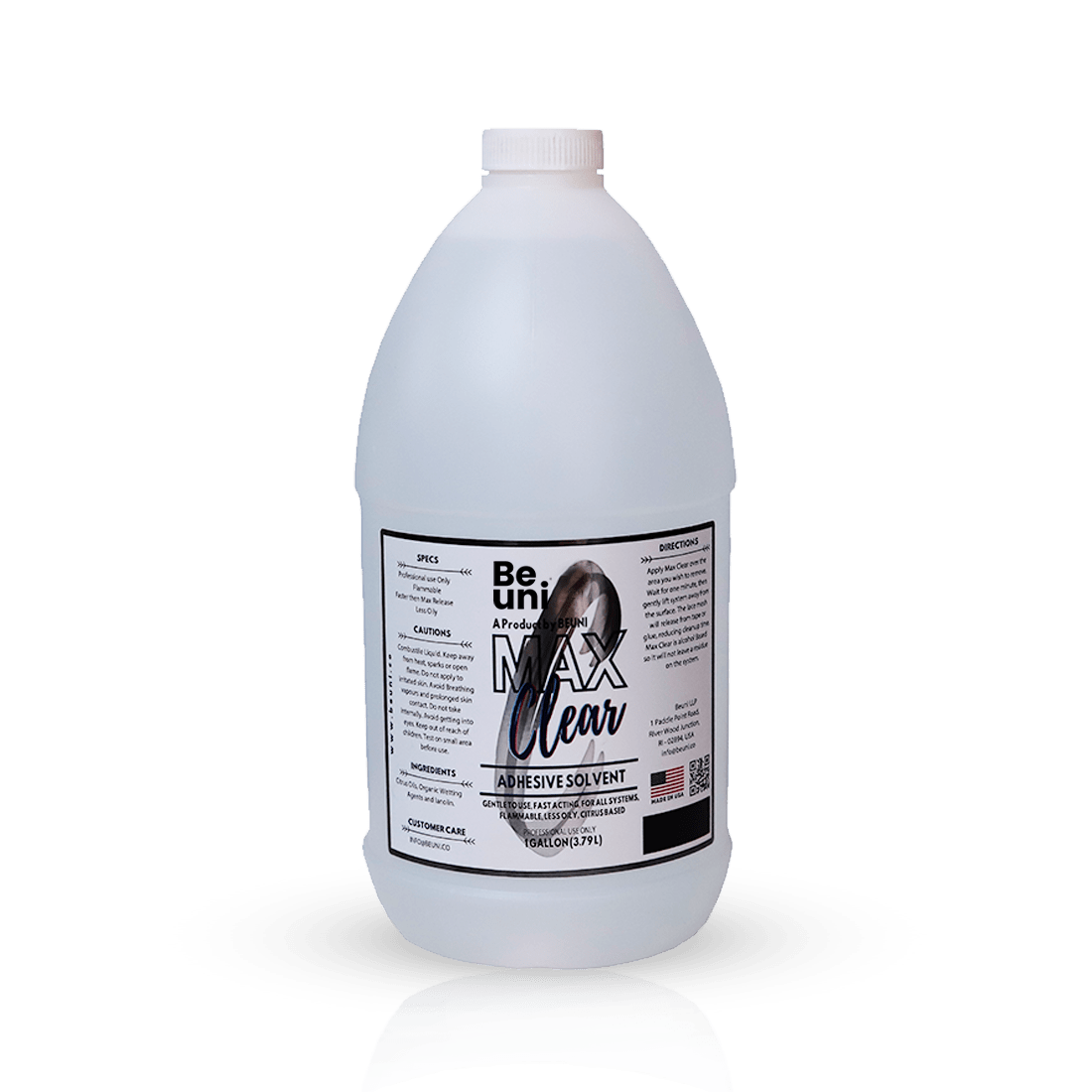 Premium Max Clear Fast Hair Patch Solvent Remover, 1 gallon (3.79 Liter’s)