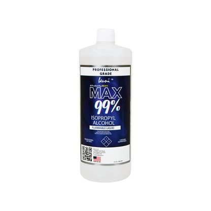 Premium Max 99% ISO Propyl Alcohol 99.9% Pure, Wig Patch Cleaner 1L