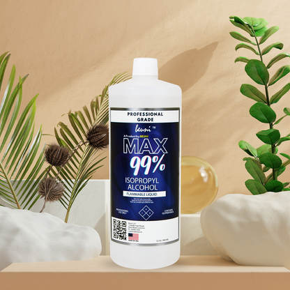 Premium Max 99% ISO Propyl Alcohol 99.9% Pure, Wig Patch Cleaner 1L