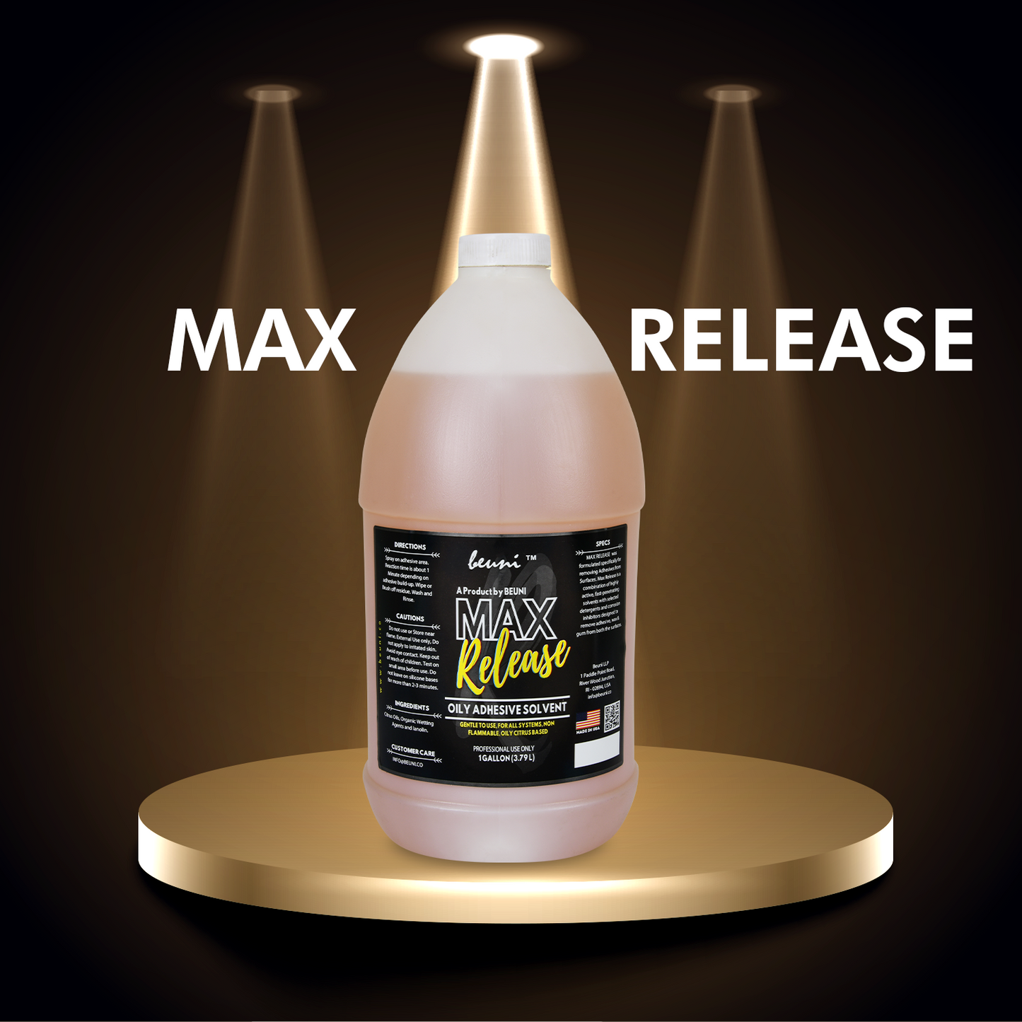 Premium Max Release Wig Glue & Tapes Bonding Remover 1 gallon (3.79Litres)