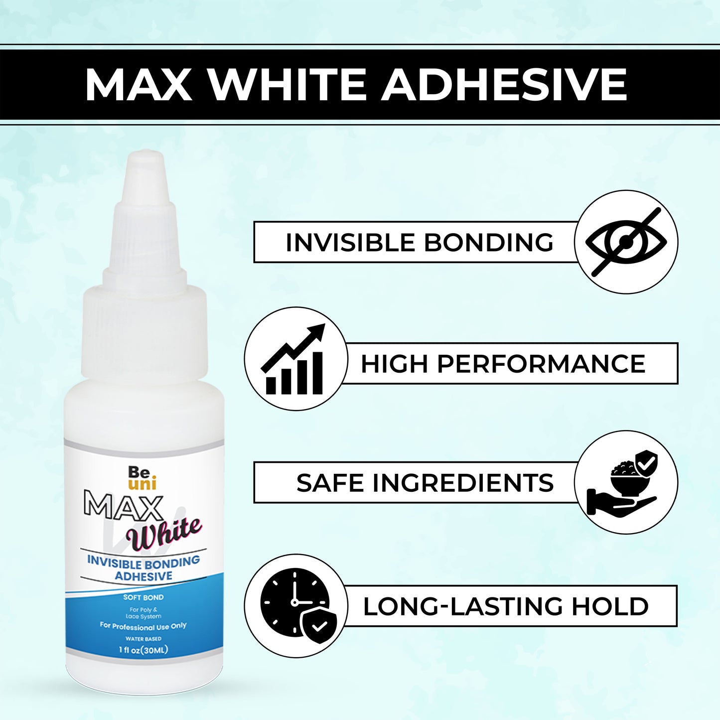 Premium Max White Wig Patch Waterproof Glue (30Ml)