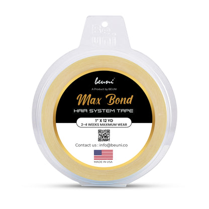 Premium Max Bond Double Sided Transparent Ultra Hold Tape (1″ x 12 YD ROLL)