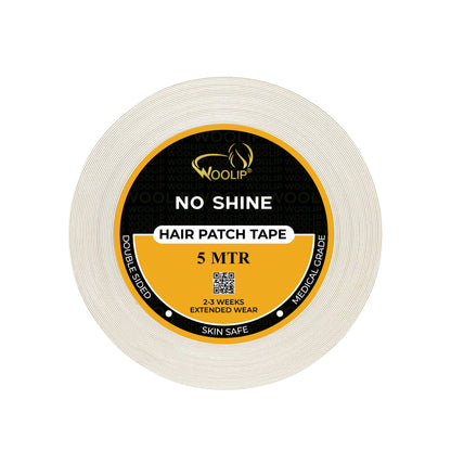 Woolip Super Stretch Double sided No shine Hair Patch Tape Unisex (5 Meter)