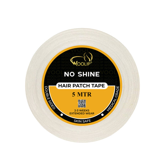 Woolip Super Stretch Double sided No shine Hair Patch Tape Unisex (5 Meter)