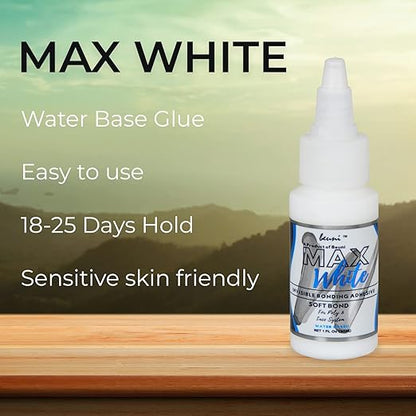 Premium Max White Wig Patch Waterproof Glue (30Ml)