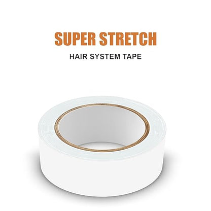 Woolip Super Stretch Double sided No Shine Hair Patch Ultra Hold Tape (50 Meter)