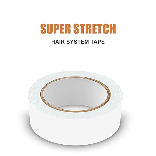 Woolip Super Stretch Double sided No shine Hair Patch Ultra Hold Tape (24 Meter)