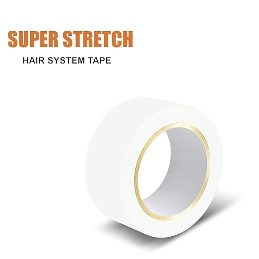 Woolip Super Stretch Double sided No Shine Hair Patch Ultra Hold Tape (50 Meter)