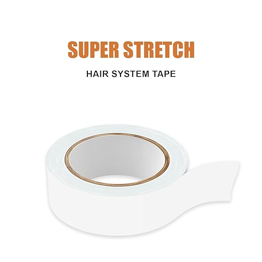 Woolip Super Stretch Double sided No Shine Hair Patch Ultra Hold Tape (50 Meter)