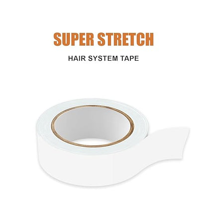 Woolip Super Stretch Double sided No Shine Hair Patch Ultra Hold Tape (50 Meter)