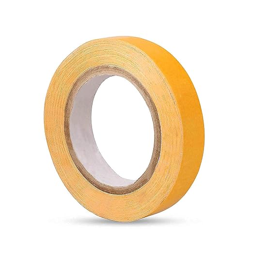 Woolip Yellow cotton Tape | German Brown Tape | Wig Tape I Hair Patch Tape (24 meter)