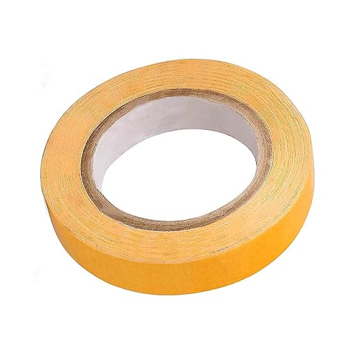 Woolip Yellow cotton Tape | German Brown Tape | Wig Tape I Hair Patch Tape (24 meter)